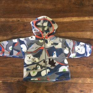Baby Patagonia Synchilla fleece zip-up Cardigan